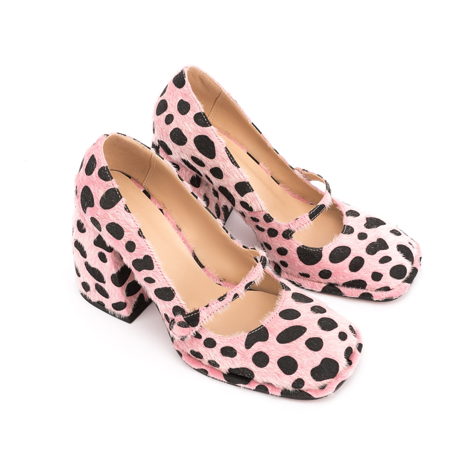Brand Women's 9.5cm High Heels High Quality Sexy Leopard Buckle Single Shoes 34-45 Size Wedding Bride Party Women's Shoes