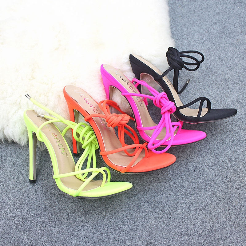 Women's 12cm High Heels Shoes Sandals Women Pumps Big Large Size Ladies Female Fashion Lady Woman Shoes Heels
