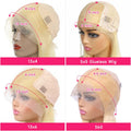 613 Honey Blonde 13x4 Lace Front Human Hair Wigs For Black Women Pre Plucked 13x6 360 Frontal Remy Brazilian Straight Wig 46inch