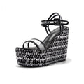 Wedge Heel Sandals Fashion New Women's Shoes Transparent Straps Platform High Heels